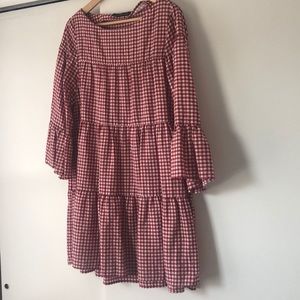 Zara gingham dress